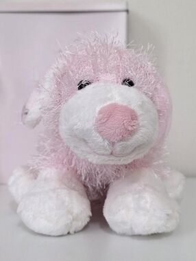 ♡ Pink & White Webkinz Dog Plush ♡